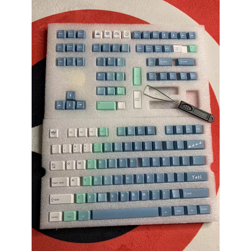 Bộ 129 phím thay thế bằng PBT phù hợp cho bàn phím 61/64/68/87/96/980/104/108 nút