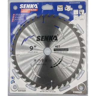 1 lưỡi cưa hợp kim senka cắt gỗ 235mm