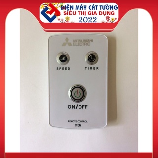 Điều khiển quạt trần Mitsubichi 4 cánh và 5 cánh