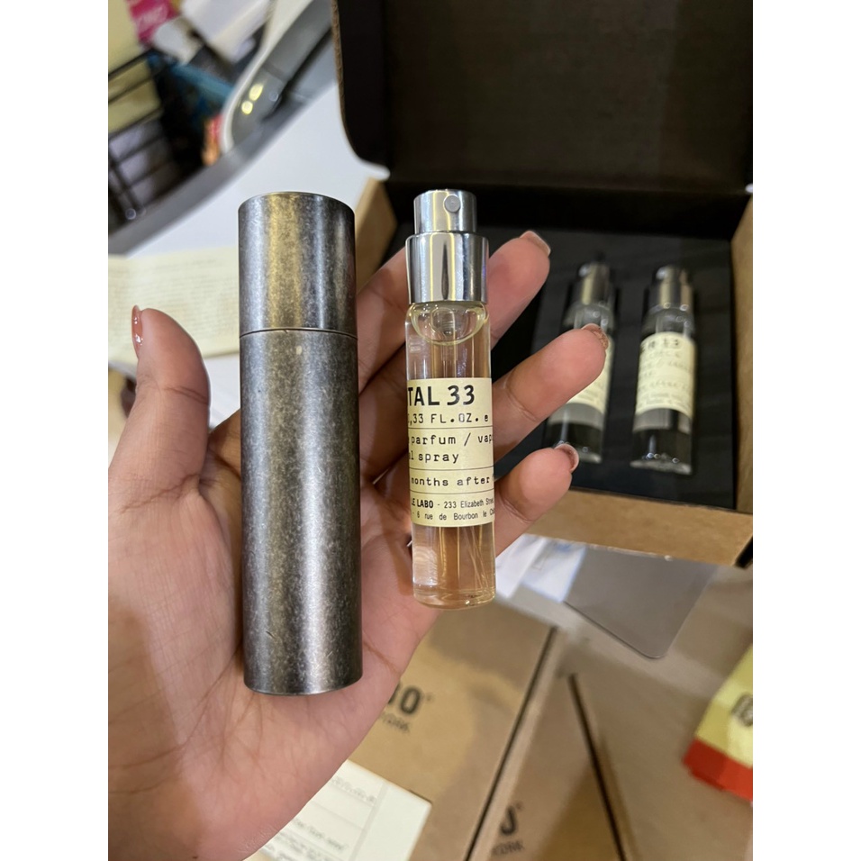 Tách Set - Sét nước hoa LE LABO 10ml mùi Travel Tube Eau De Parfum 10ml chai dành cho nam nữ