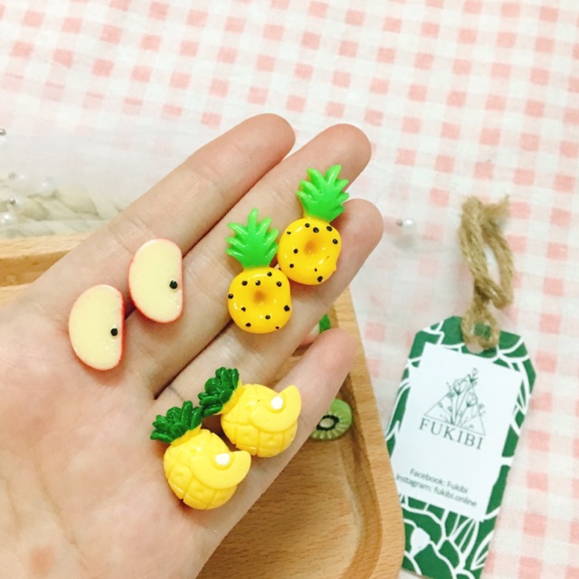 BÔNG TAI TRÁI CÂY CỰC YÊU ẢNH THẬT