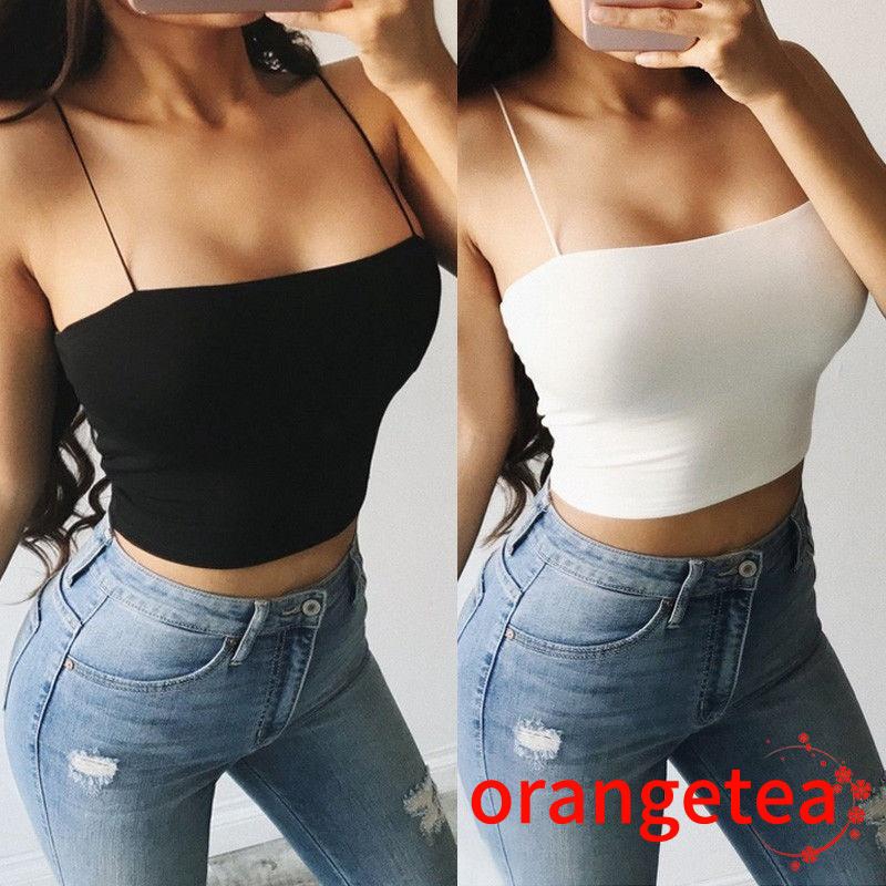 Áo Croptop Sát Nách Thời Trang Mùa Hè Cho Nữ