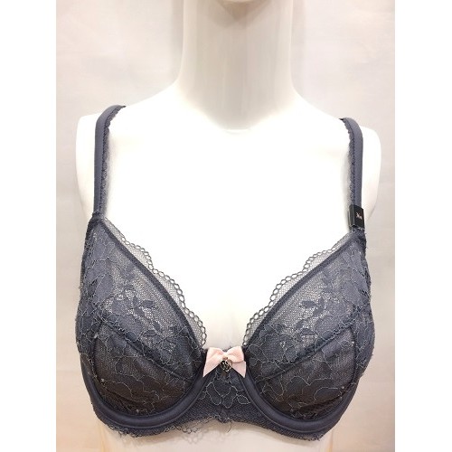 Áo ngực không mút ren xám đen Victoria's Secret 11055553 ( TH1368 )