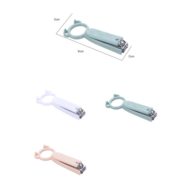 Đồ bấm móng tay hoạt hình xinh xắn , kéo cắt móng tay đa chức năng, làm móc treo tiện lợi MIROHOME