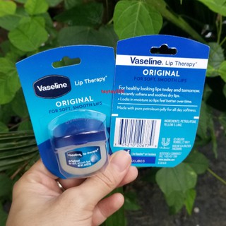 [HÀNG CHÍNH HÃNG] Sáp dưỡng môi Vaseline Lip Therapy Original 7g
