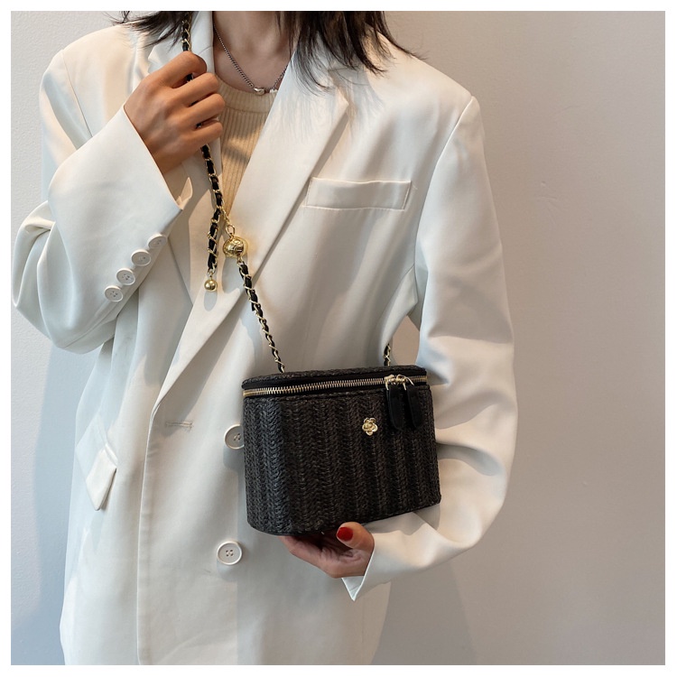 IELGY Túi Đeo Vai Đựng Mỹ Phẩm Bằng Vải Dệt Đơn Giản Dành Cho Nữ