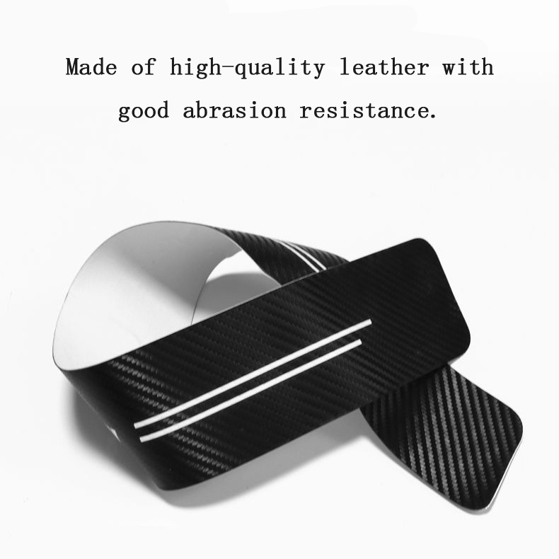 Set 4 Miếng Dán Cửa Xe Hơi Chống Trầy Xước Bằng Sợi carbon