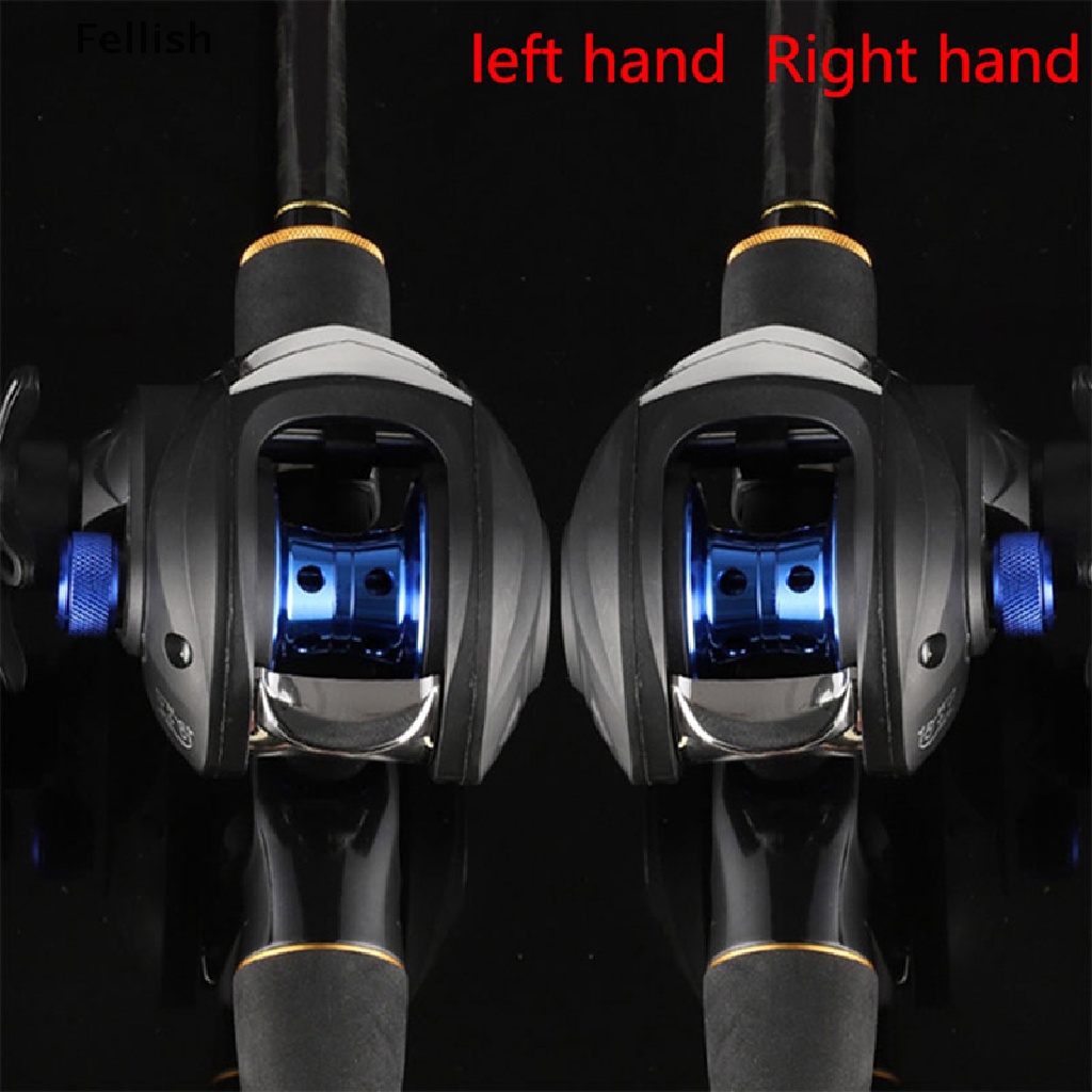 [Fellish] Fishing Reel Left Right Hand Baitcasting Reel Adjustable Brake System 8kg 436VN