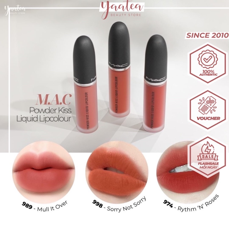 SON KEM MAC POWDERKISS LIQUID CHÍNH HÃNG