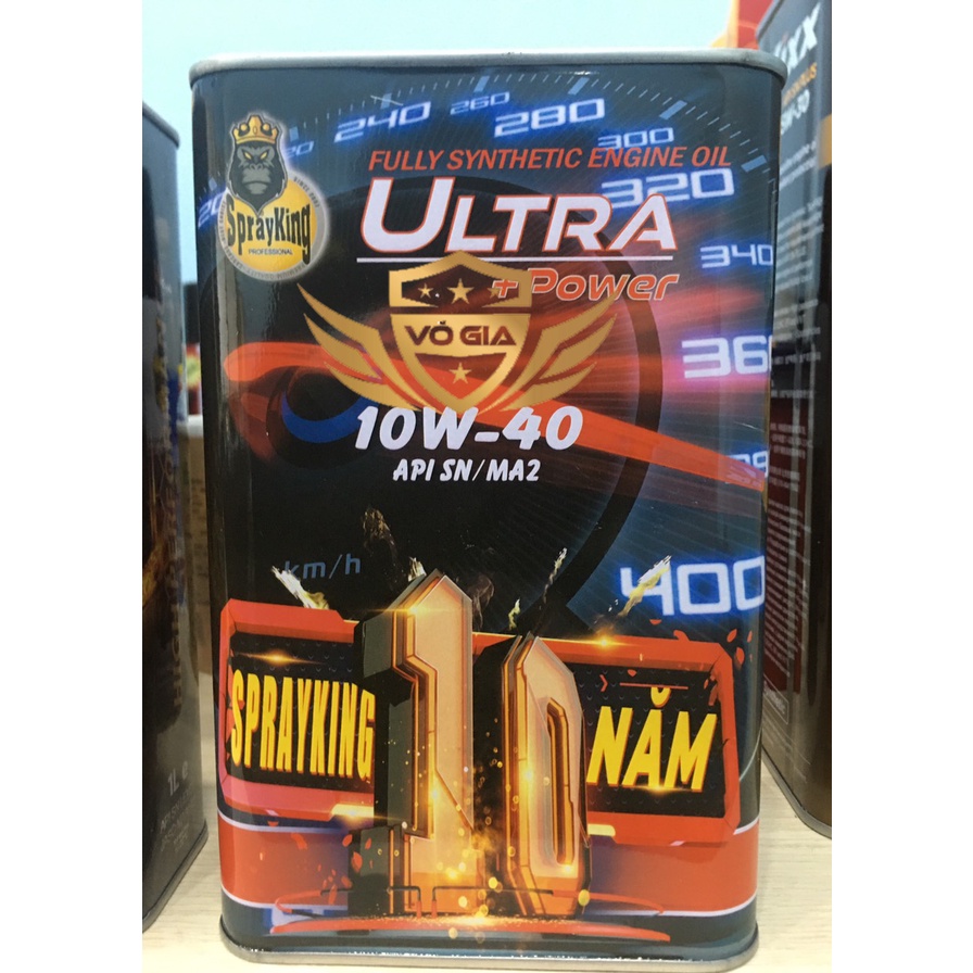 NHỚT SPRAYKING ULTRA 10W40 100% TỔNG HỢP dùng cho con tay Exciter Winner Sonic Wave Dream