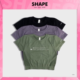 Áo tập nữ áo croptop Shape C'mon đẹp [C118]
