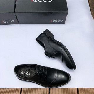 giày tây ecco chất liệu da thật