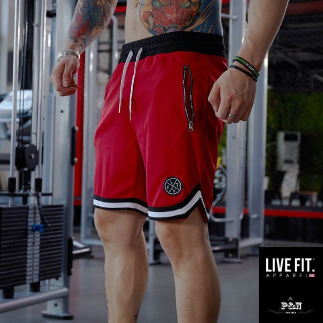 Quần tập gym - Quần short thể thao nam LVFT poly chính phẩm