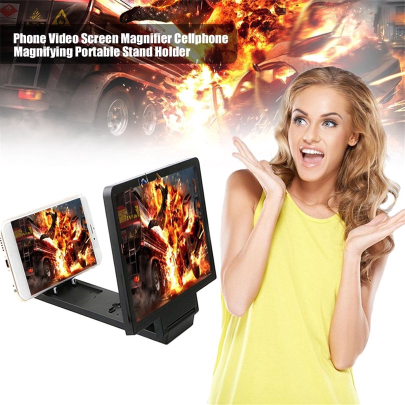 Dụng cụ phóng to màn hình cho điện thoại mini có thể gấp lại