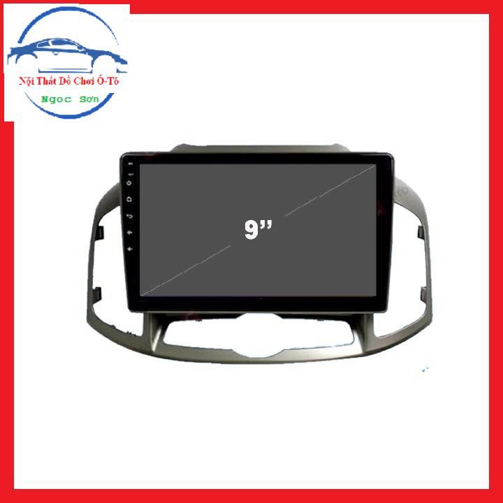 MẶT DƯỠNG LẮP DVD ANDROID CHO XE CHEVROLET CAPTIVA 2017 9INCH CANBUS CÓ JACK NGUỒN ZIN