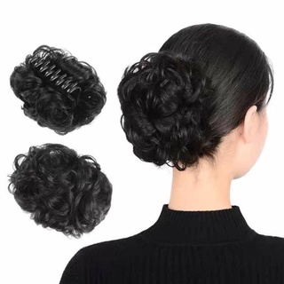 Tóc búi xoăn trung niên ❇️freeship ❇️tóc giả búi xoăn trung niên người lớn tuổi ❇️