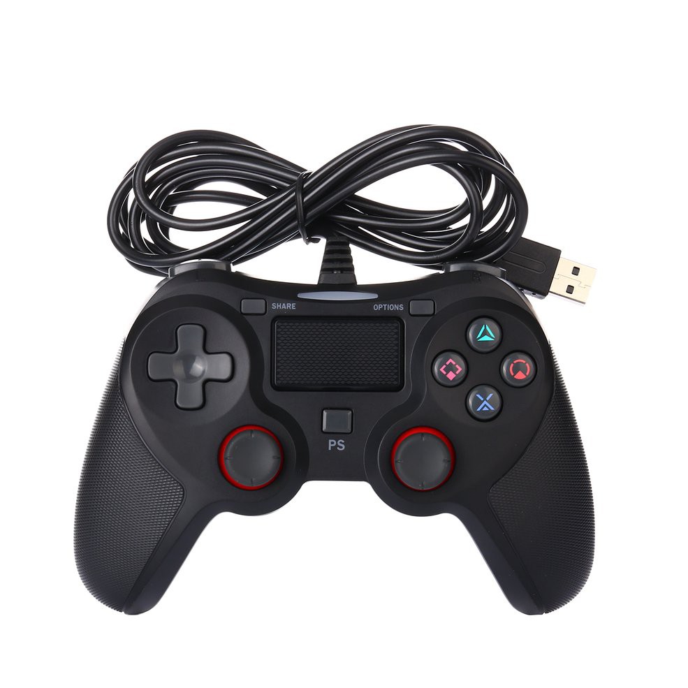 Tay Cầm Chơi Game Có Dây Usb Cho Ps 4 / Ps4 Slim / Ps4 Pro / Ps 3