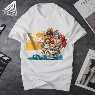 One piece -- áo thun unisex in đội mũ rơm