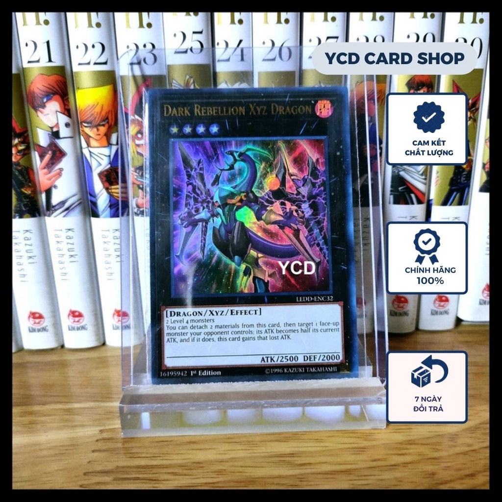Thẻ bài Yugioh chính hãng Dark Rebellion Xyz Dragon - Ultra Rare