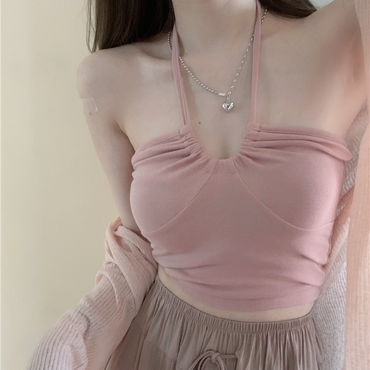 Đầm Hai Dây Dáng Ngắn Thời Trang Mùa Hè Phong Cách Hàn Quốc Cho Nữ