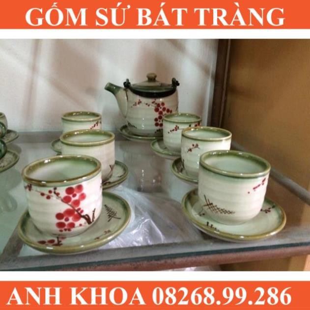 Ấm chén Bát Tràng - Gốm sứ Bát Tràng Anh Khoa