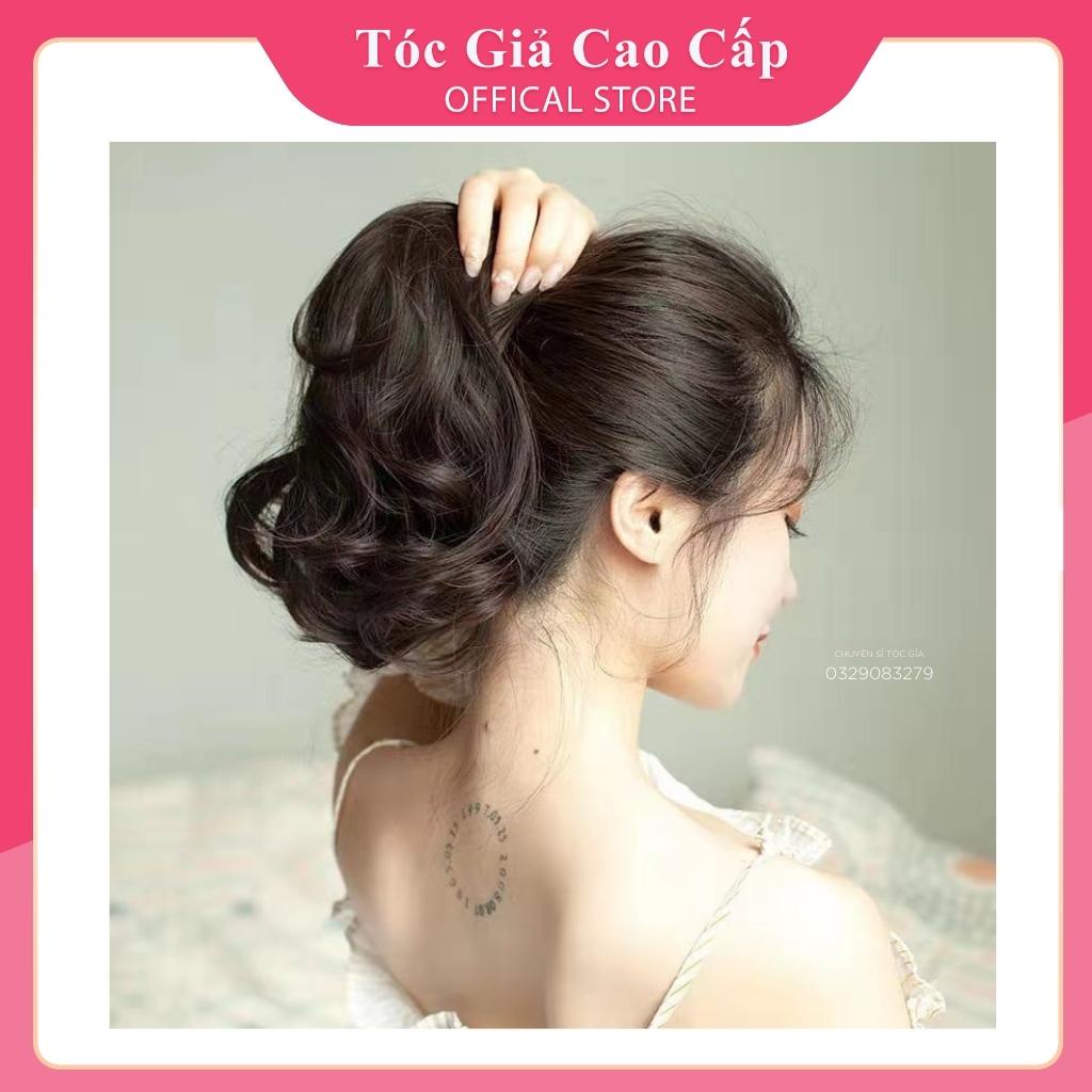 Tóc giả ngoặm xoăn dợn ngắn, mã m036
