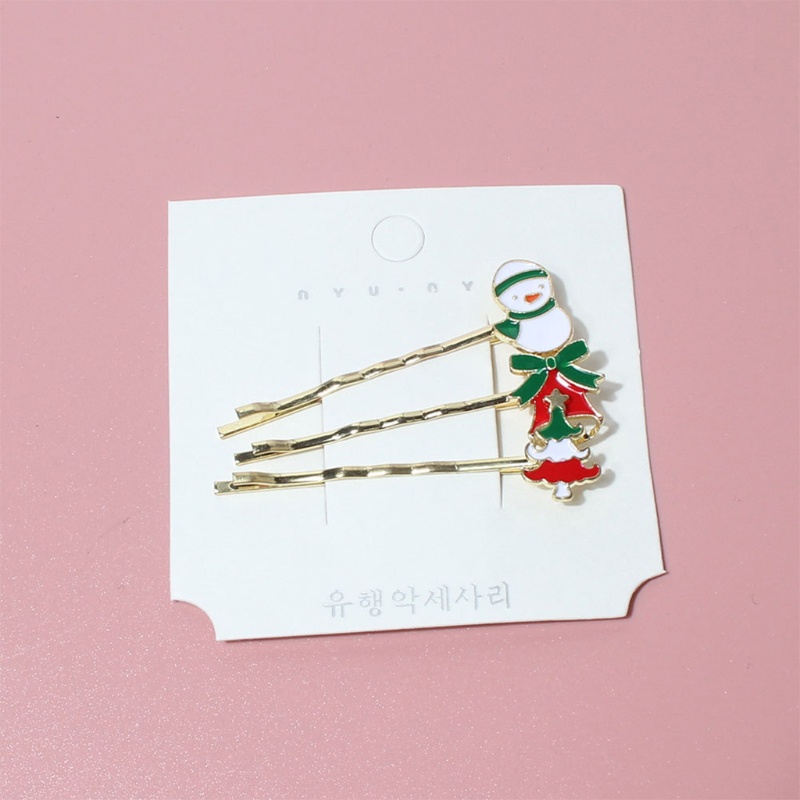 Kẹp Tóc Hợp Kim Hình Cây Thông Noel