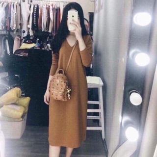 VÁY SUÔNG CỔ TIM CHẤT ĐẸP