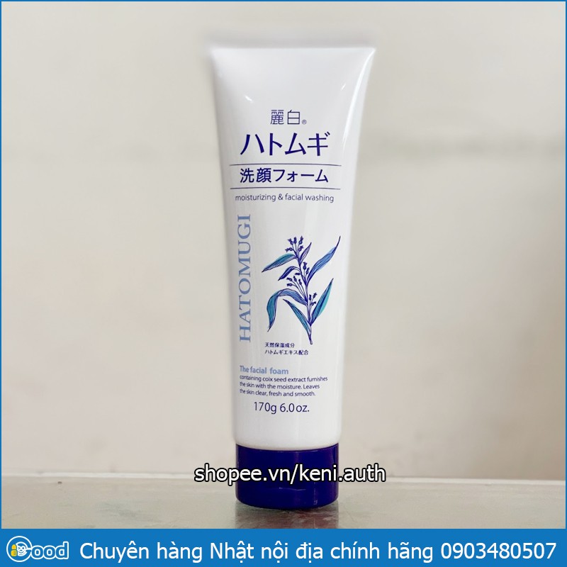 Sữa rửa mặt ý dĩ Hatomugi Naturie Nhật Bản 130g/170g | Thế Giới Skin Care