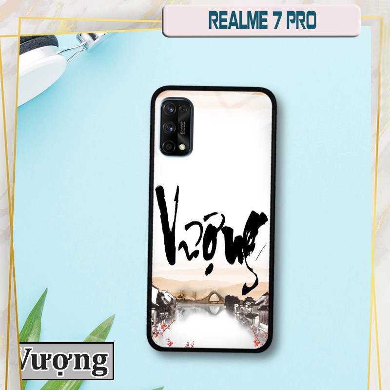 Ốp lưng Realme 7 Pro - In chữ thư pháp