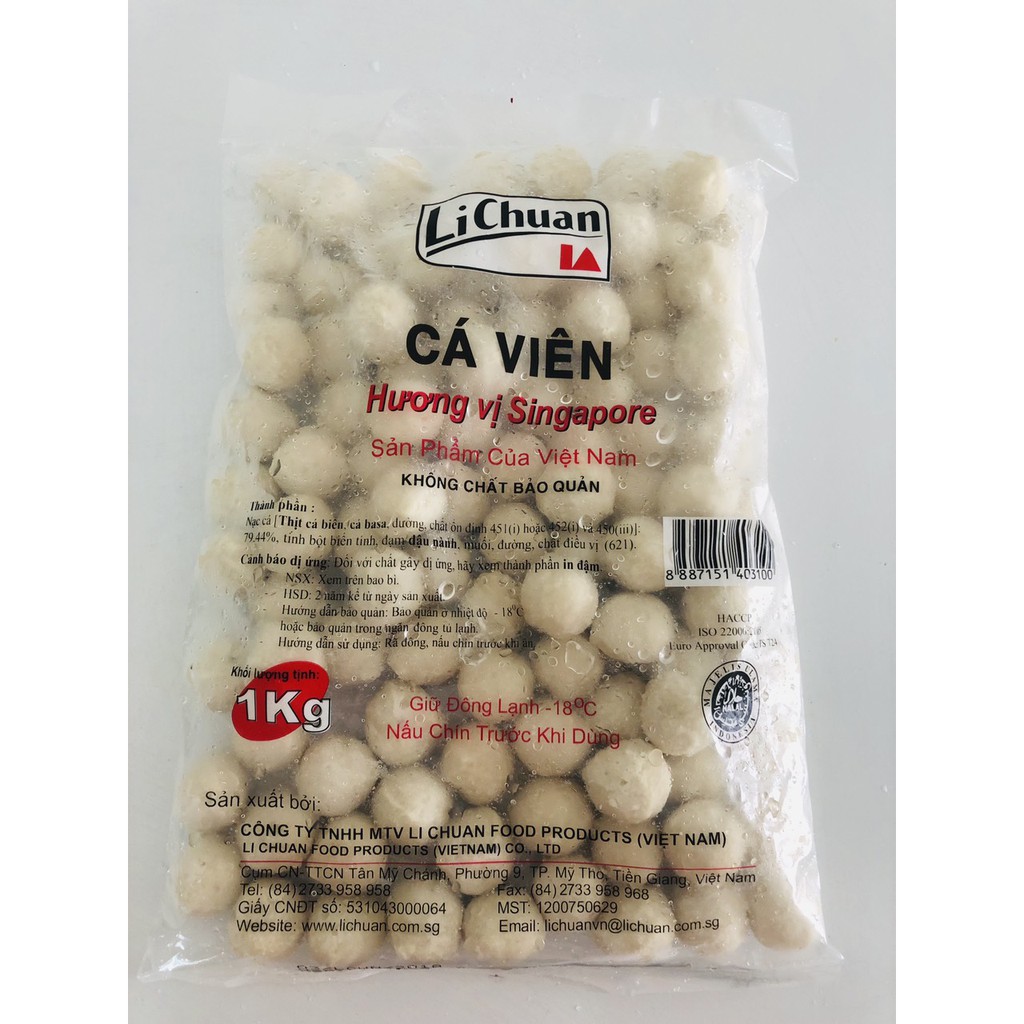 100g cá viên lichuan thơm ngon