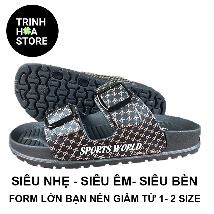 Dép nam , nữ big size quai ngang , chốt cài xuyên đế , siêu bền , xu hướng thời trang  2022- Hàng VNXK –TH049