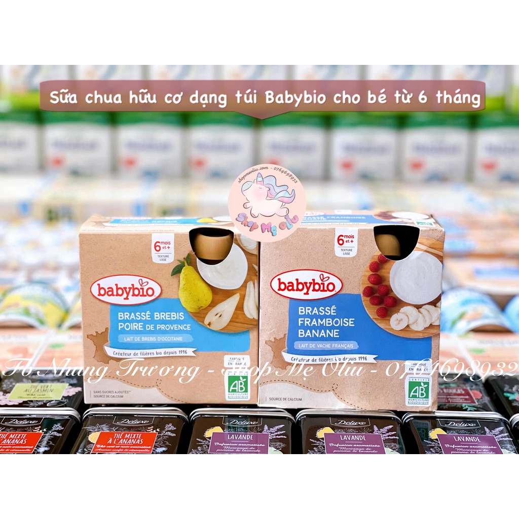 Sữa chua hữu cơ BabyBio dành cho bé từ 6 tháng tuổi