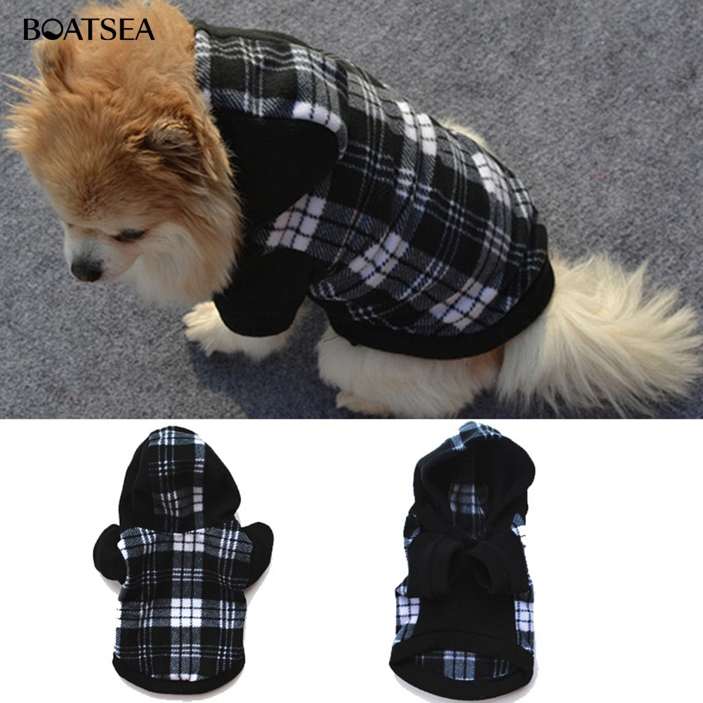 Áo Hoodie Họa Tiết Chú Chó Sọc Ca Rô Trắng Đen Dễ Thương Xinh Xắn