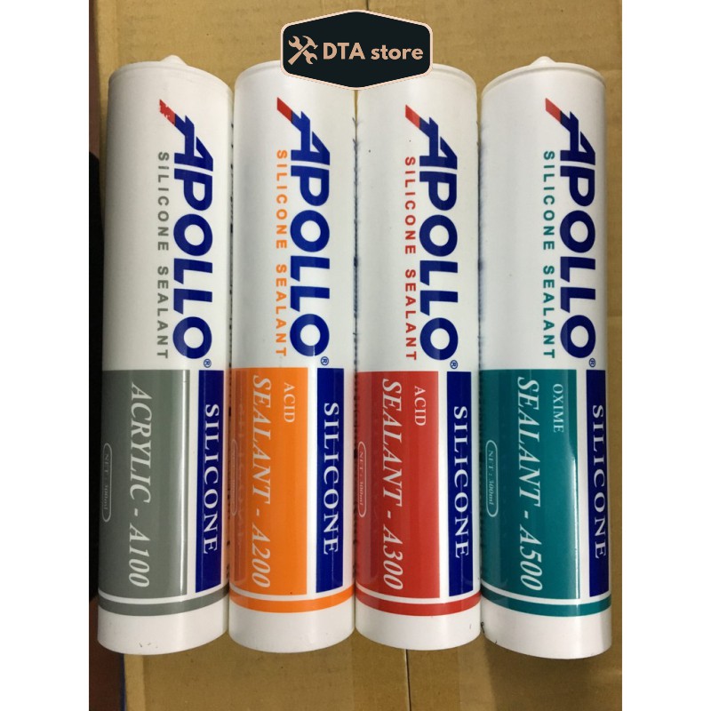 Keo silicon APOLLO - Keo kính - Keo bê tông
