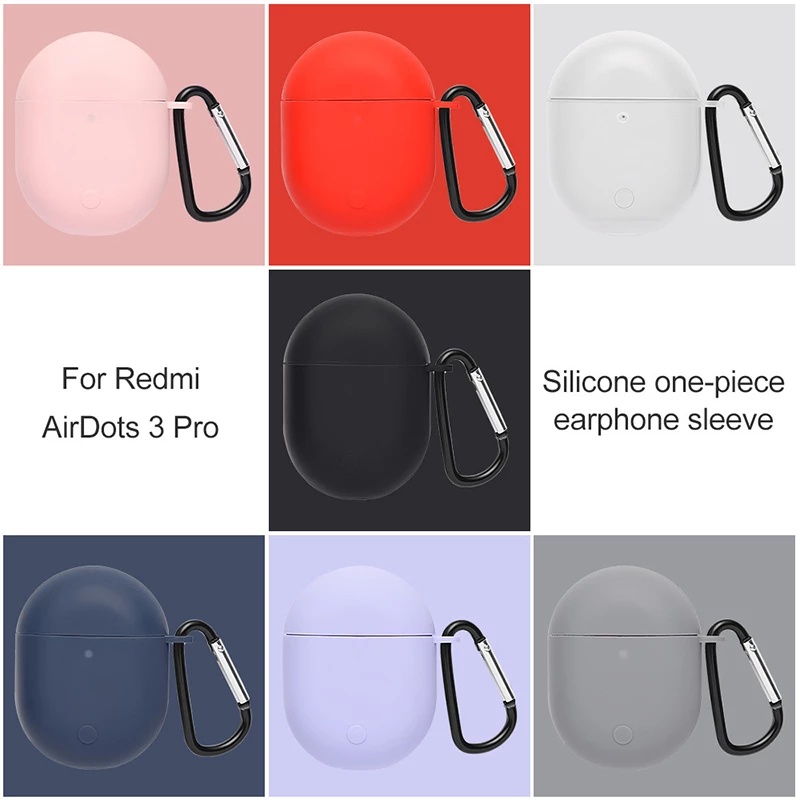 Vỏ bọc bảo vệ hộp sạc tai nghe không dây silicon dẻo cho Xiaomi Redmi Buds 3 Pro / Redmi Airdots 3 Pro