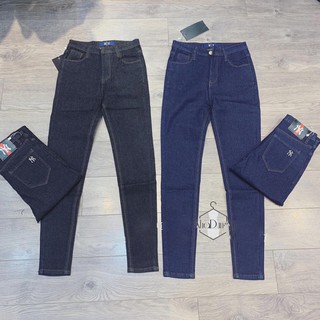 Quần jean nữ lưng cao quần jean giấy siêu co giãn dưới 55kg