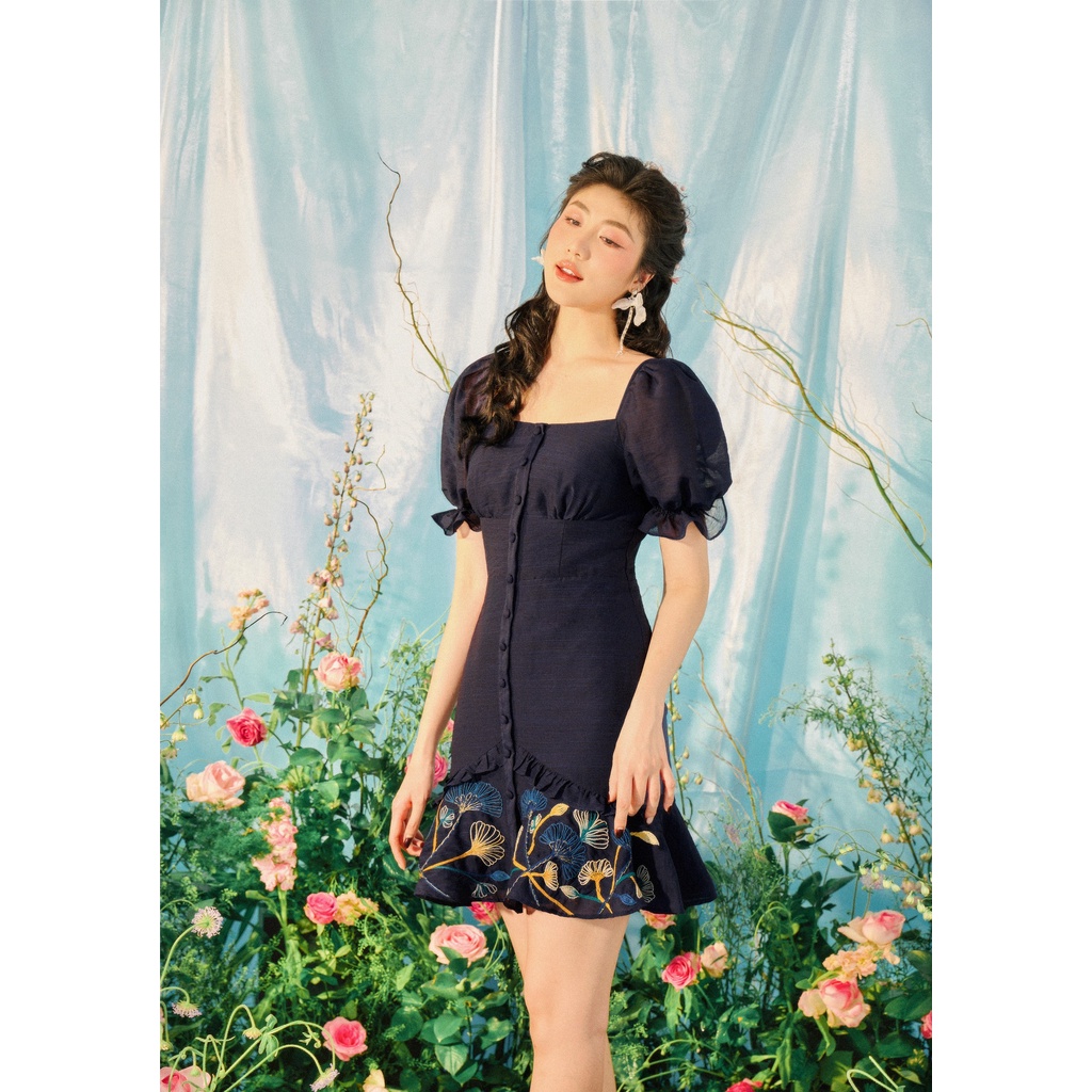 OLV - Đầm Sofia Embroidered Dress