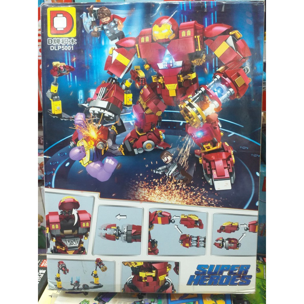 Lắp ráp xếp hình siêu anh hùng : Bộ giáp người sắt Ironman