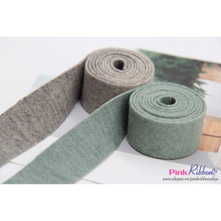 Ruy băng dạ cao cấp 25mm