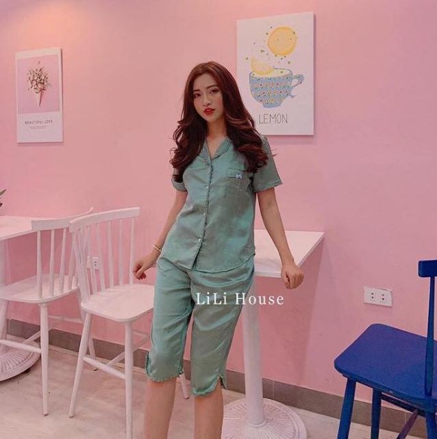 Xả kho đồ bộ pijama - Đồ bộ ngủ pijama LỤA,bèo lửng siêu hot | BigBuy360 - bigbuy360.vn