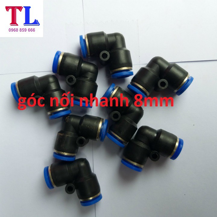 Cut nối góc nối ống phun sương 8mm,cho hệ thống phun sương