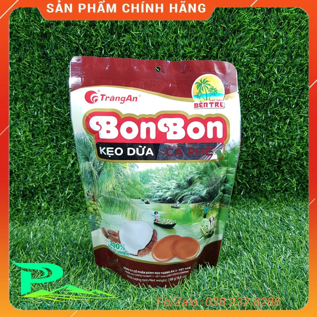 Kẹo Dừa Cà phê Bon Bon Tràng An 188g