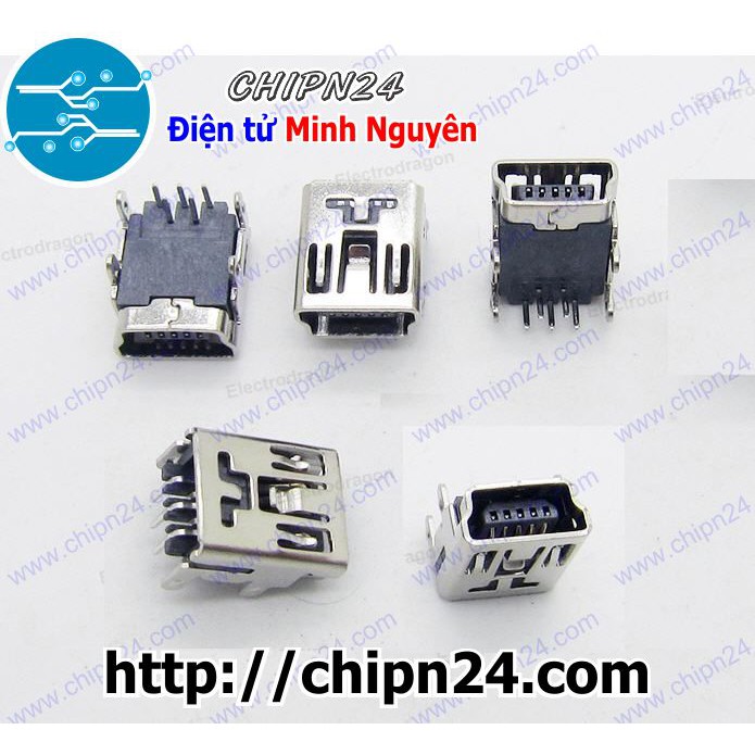 [4 CÁI] Đầu Mini USB 5P Cắm