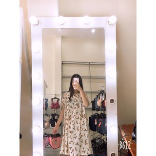 váy hoa hở vai