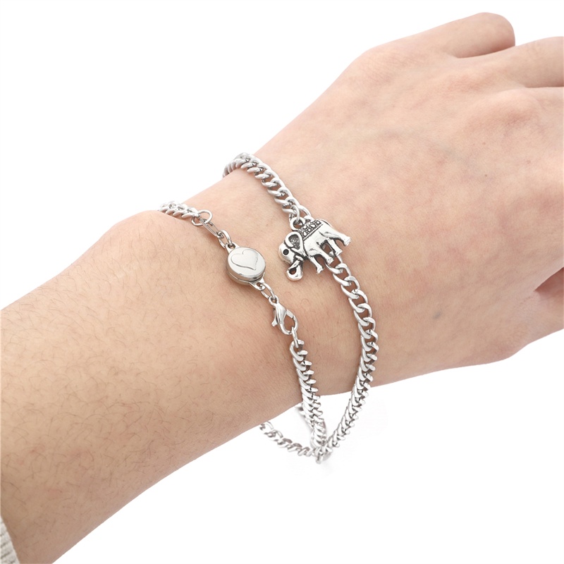 Bộ 2 móc khóa vòng cổ / vòng tay nối dài kiểu từ tính tiện lợi