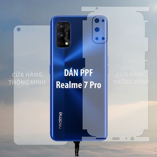 Tấm dán Realme 7 Pro dán màn hình, dán mặt lưng, dán mặt trước, dán mặt sau PPF full kín viền
