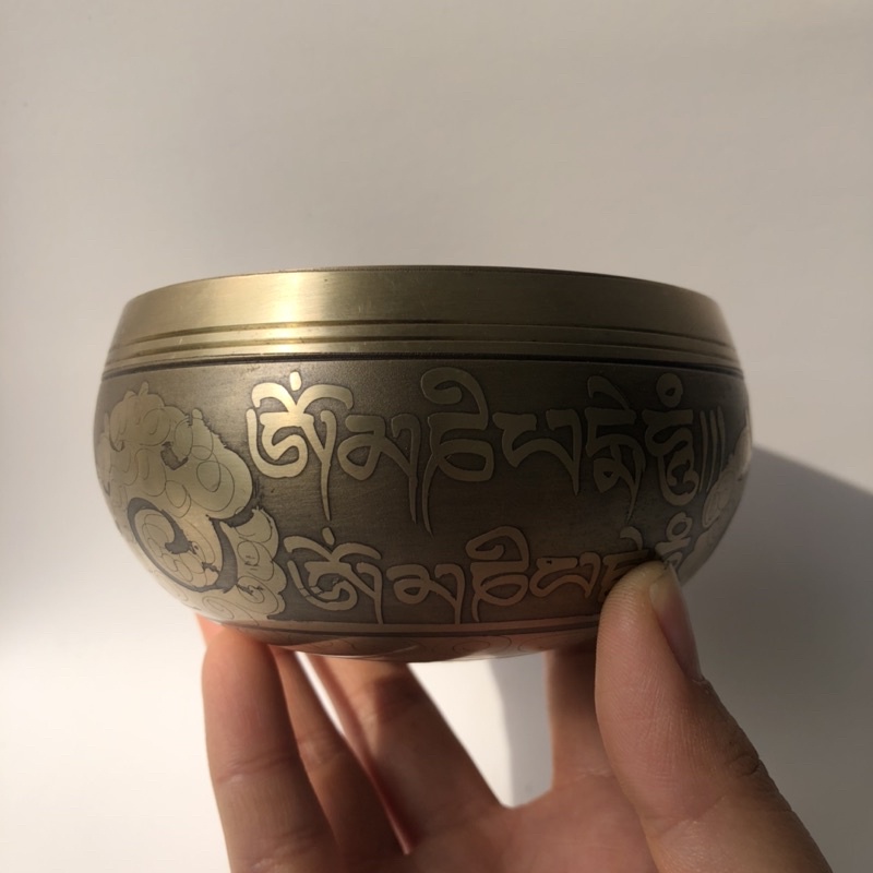 Chuông Xoay Nepal Đồng Vàng - Bồ Đề Shop