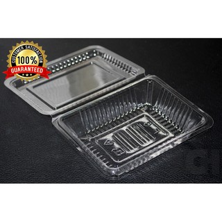 Hộp nhựa dùng 1 lần nhỏ 12.2X9.8X3.4 L-3 (100 cái) Hàng Xuất Khẩu