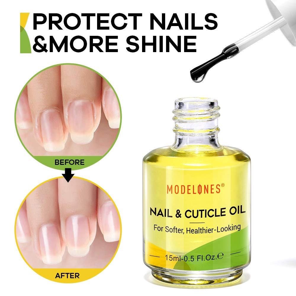 Dầu dưỡng móng MODELONES chăm sóc móng tay tiện dụng 15ml